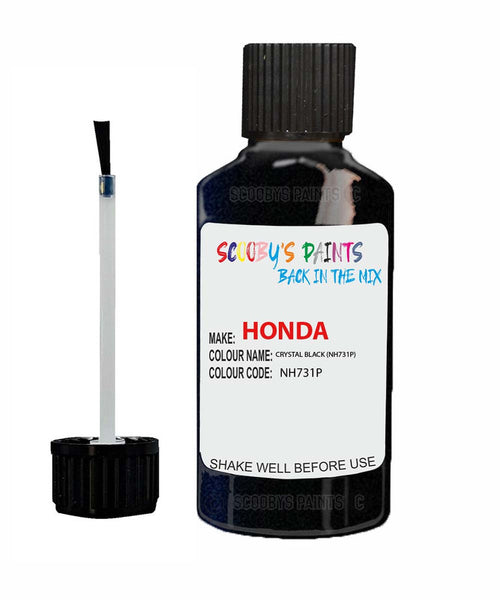 honda crz crystal black code nh731p touch up paint 2008 2018 Scratch Stone Chip Repair 