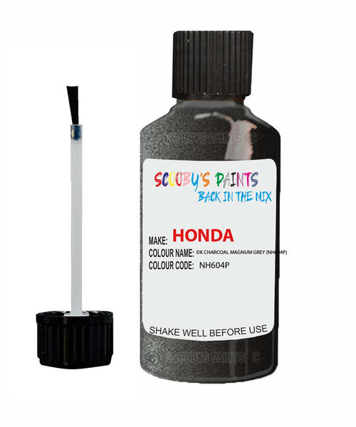 honda nsx dk charcoal magnum grey code nh604p touch up paint 1997 1999 Scratch Stone Chip Repair 