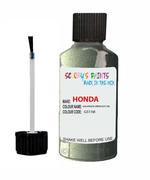 honda civic galapagos green code g511m touch up paint 2003 2006 Scratch Stone Chip Repair 