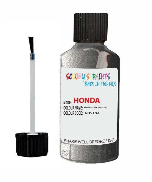honda city pewter grey code nh537m touch up paint 1990 2003 Scratch Stone Chip Repair 