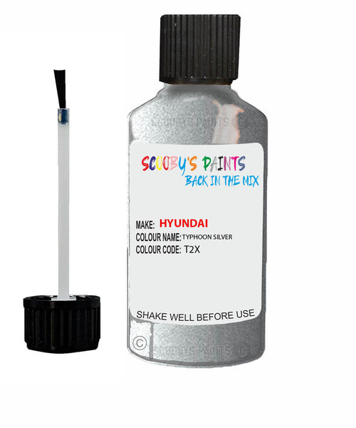 hyundai venue typhoon silver code t2x touch up paint 2018 2020 Scratch Stone Chip Repair 