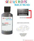 hyundai kona galactic grey code uys r3g Scratch score repair paint 2018 2019