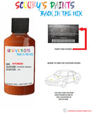 hyundai ioniq phoenix orange code ry9 pa7 pa8 Scratch score repair paint 2016 2018