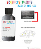 hyundai i10 stardust code v3g Scratch score repair paint 2014 2019