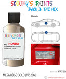 honda odyssey mesa beige gold code yr520m Scratch score repair paint 2002 2003