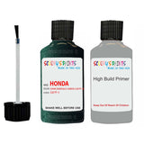 honda odyssey dark emerald green code location sticker g87p 3 touch up paint 1998 2003