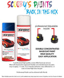 hyundai i20 sparkle blue u6 car aerosol spray paint with lacquer 2009 2012
