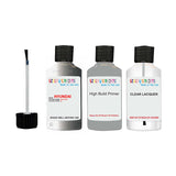 hyundai grandeur iron silver code bk touch up paint 2007 2010 Primer undercoat anti rust protection