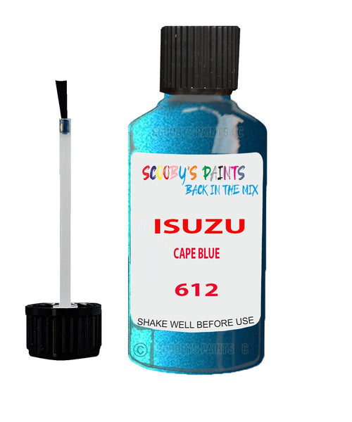 Touch Up Paint For ISUZU TRUCK CAPE BLUE Code 612 Scratch Repair