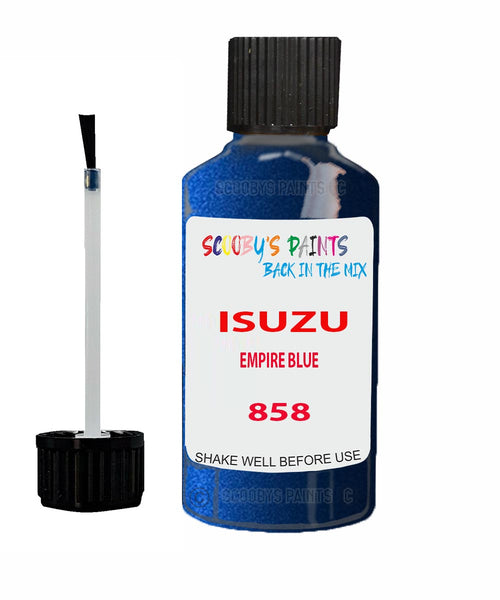 Touch Up Paint For ISUZU TROOPER EMPIRE BLUE Code 858 Scratch Repair
