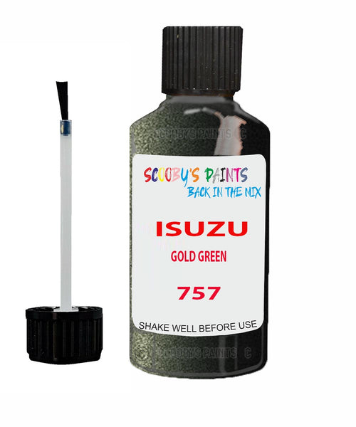 Touch Up Paint For ISUZU TROOPER GOLD GREEN Code 757 Scratch Repair