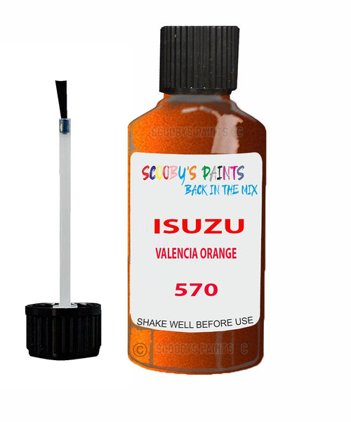 Touch Up Paint For ISUZU HIGHLANDER VALENCIA ORANGE Code 570 Scratch Repair