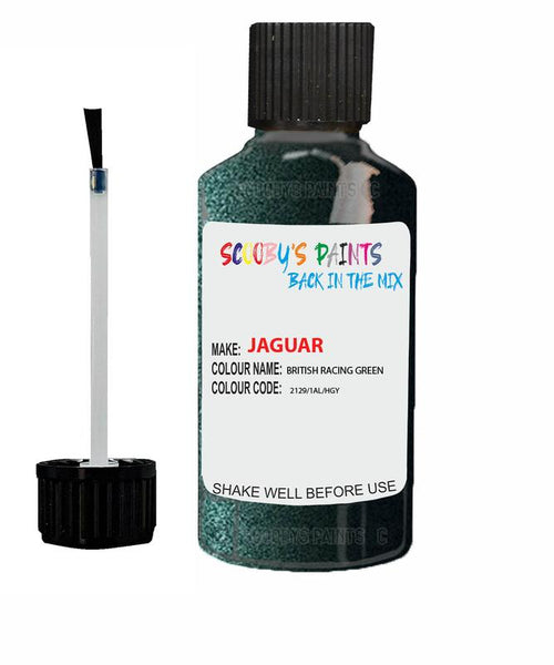 jaguar xe british racing green code 2129 touch up paint 2012 2020 Scratch Stone Chip Repair 