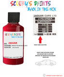 jaguar i pace firenze italian racing red paint code location sticker plate 2144 touch up Paint