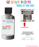 jaguar xf lunar grey paint code location sticker plate ljz touch up Paint