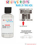jaguar xj onyx white paint code location sticker plate neg touch up Paint