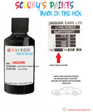 jaguar i pace santorini ultimate black paint code location sticker plate 2103 touch up Paint