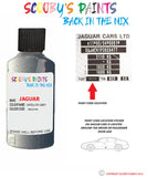 jaguar f type satellite grey paint code location sticker plate lkg touch up Paint