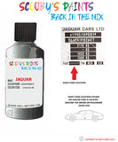 jaguar xfr seraphinite paint code location sticker plate 2150 touch up Paint