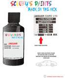 jaguar f type stratus grey paint code location sticker plate 2127 touch up Paint