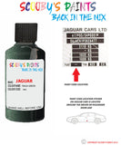 jaguar xf taiga green paint code location sticker plate hac touch up Paint
