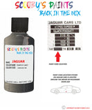 jaguar xj tempest grey paint code location sticker plate 2200 touch up Paint