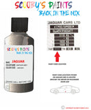 jaguar xf vapour grey paint code location sticker plate lmo touch up Paint
