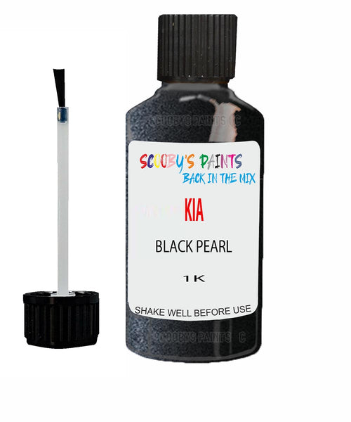 Paint For KIA ceed BLACK PEARL Code 1K Touch up Scratch Repair Pen