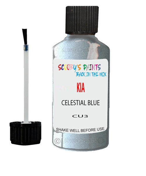 Paint For KIA soul CELESTIAL BLUE Code CU3 Touch up Scratch Repair Pen