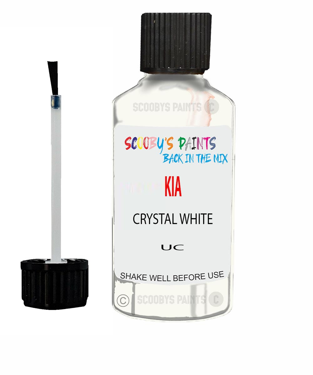 Paint For KIA sportage CRYSTAL WHITE Code UC Touch up Scratch Repair P