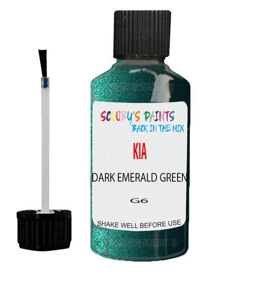 Paint For KIA carnival DARK EMERALD GREEN Code G6 Touch up Scratch Repair Pen