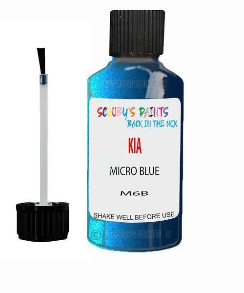 Paint For KIA stinger MICRO BLUE Code M6B Touch up Scratch Repair Pen