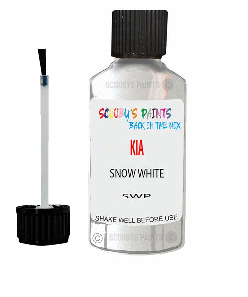 Paint For KIA optima SNOW WHITE Code SWP Touch up Scratch Repair Pen