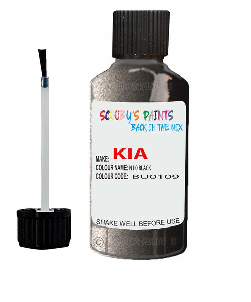 Paint For KIA sportage N1.0 BLACK Code BU0109 Touch up Scratch Repair Pen