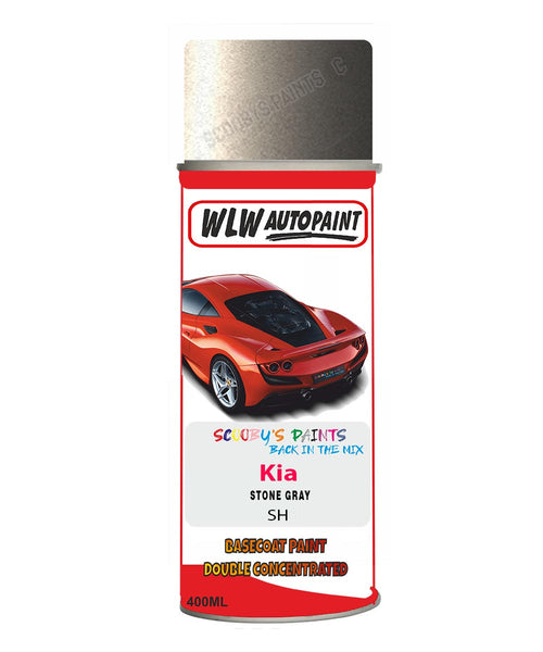 Aerosol Spray Paint For Kia Joice Stone Grey Colour Code Sh