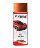 Aerosol Spray Paint For Kia Rio Sunset Orange Colour Code O6