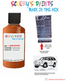 land rover evoque phoenix orange paint code sticker location 2171 eat 1az touch up Paint
