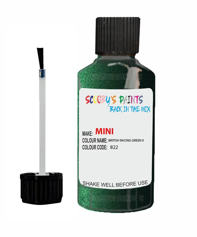 Paint For Mini Cooper British Racing Green Ii Code B22 Touch Up