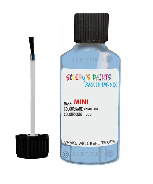 mini cooper candy blue code 853 touch up paint 2000 2002 Scratch Stone Chip Repair 