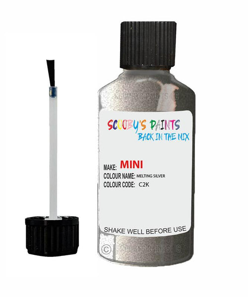 mini cooper s clubman melting silver code c2k touch up paint 2015 2020 Scratch Stone Chip Repair 
