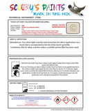 mini one pepper old english white code 850 touch up paint instructions for use data sheet