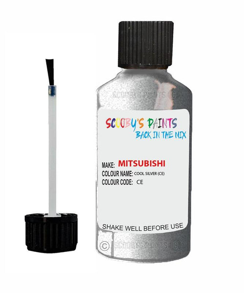 mitsubishi evolution cool silver code ce touch up paint 2002 2019 Scratch Stone Chip Repair 