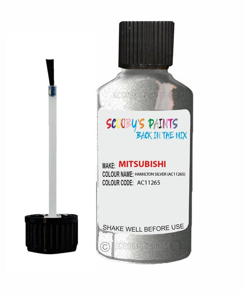 mitsubishi grandis hamilton silver code ac11265 touch up paint 1997 2008 Scratch Stone Chip Repair 