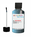 mitsubishi pajero medium blue code t66 touch up paint 2005 2005 Scratch Stone Chip Repair