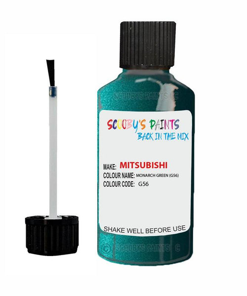 mitsubishi carisma monarch green code g56 touch up paint 1996 2000 Scratch Stone Chip Repair 