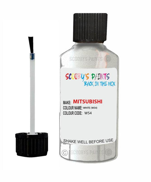 mitsubishi space star white code w54 touch up paint 2008 2020 Scratch Stone Chip Repair 