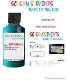 Mitsubishi Space Runner Adriatic Blue paint code location sticker plate Ppc Touch Up Paint