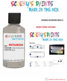 Mitsubishi L200 Bohemia Richmond Beige paint code location sticker plate Lz Touch Up Paint