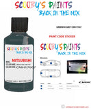 Mitsubishi Outlander Greenish Grey paint code location sticker plate Cmh17007 Touch Up Paint