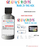 Mitsubishi L200 Manhattan Grey paint code location sticker plate Ac10918 Touch Up Paint